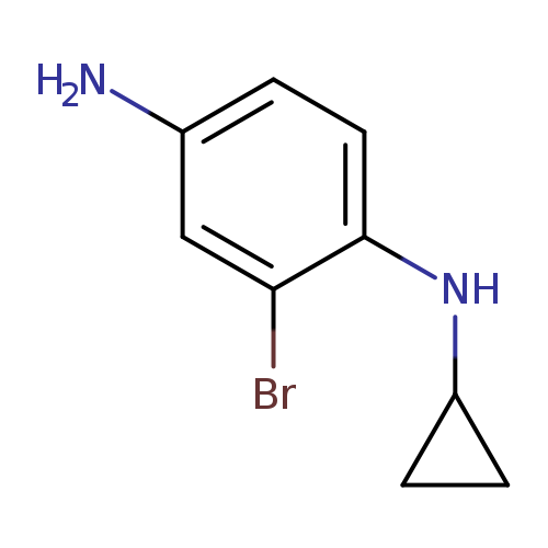 2-Bromo-1-N-cyclopropylbenzene-1,4-diamine