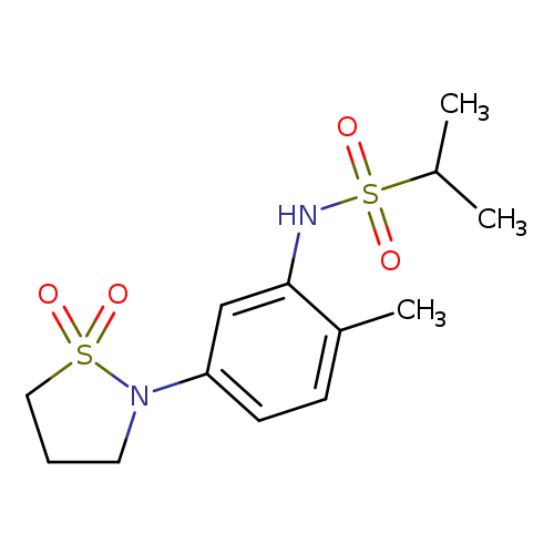 N-[5-(1,1-dioxo-1lambda6,2-thiazolidin-2-yl)-2-methylphenyl]propane-2-sulfonamide