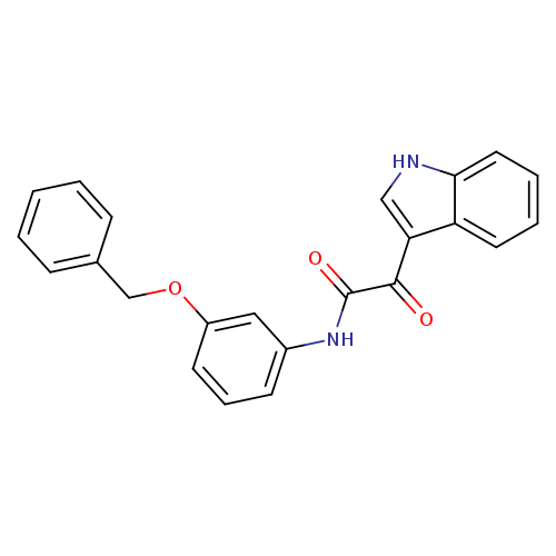 N-[3-(benzyloxy)phenyl]-2-(1H-indol-3-yl)-2-oxoacetamide