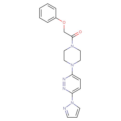 2-phenoxy-1-{4-[6-(1H-pyrazol-1-yl)pyridazin-3-yl]piperazin-1-yl}ethan-1-one