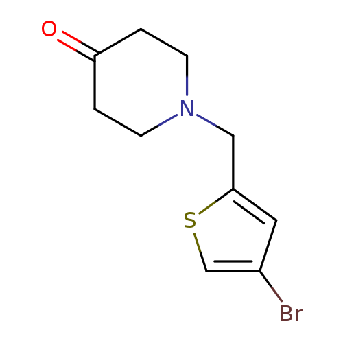1-[(4-Bromothiophen-2-yl)methyl]piperidin-4-one
