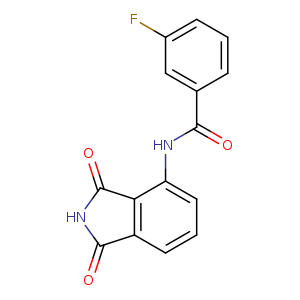 N-(1,3-dioxo-2,3-dihydro-1H-isoindol-4-yl)-3-fluorobenzamide