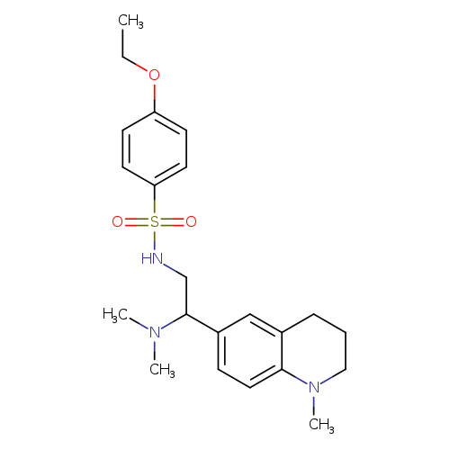 N-[2-(dimethylamino)-2-(1-methyl-1,2,3,4-tetrahydroquinolin-6-yl)ethyl]-4-ethoxybenzene-1-sulfonamide