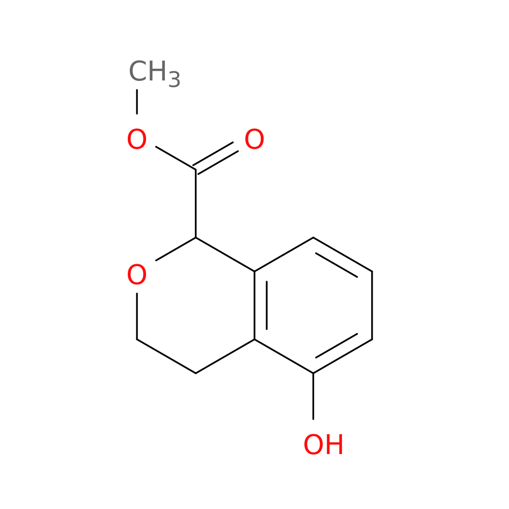 methyl 5-hydroxy-3,4-dihydro-1H-2-benzopyran-1-carboxylate