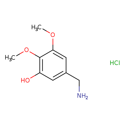 5-(aminomethyl)-2,3-dimethoxyphenol hydrochloride