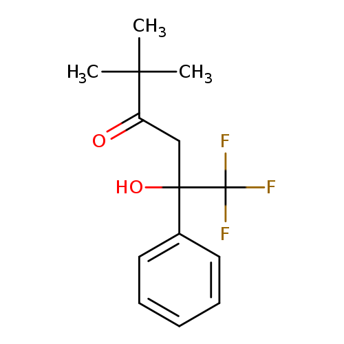 6,6,6-Trifluoro-5-hydroxy-2,2-dimethyl-5-phenylhexan-3-one