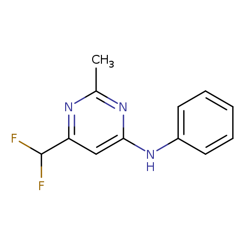 6-(difluoromethyl)-2-methyl-N-phenylpyrimidin-4-amine