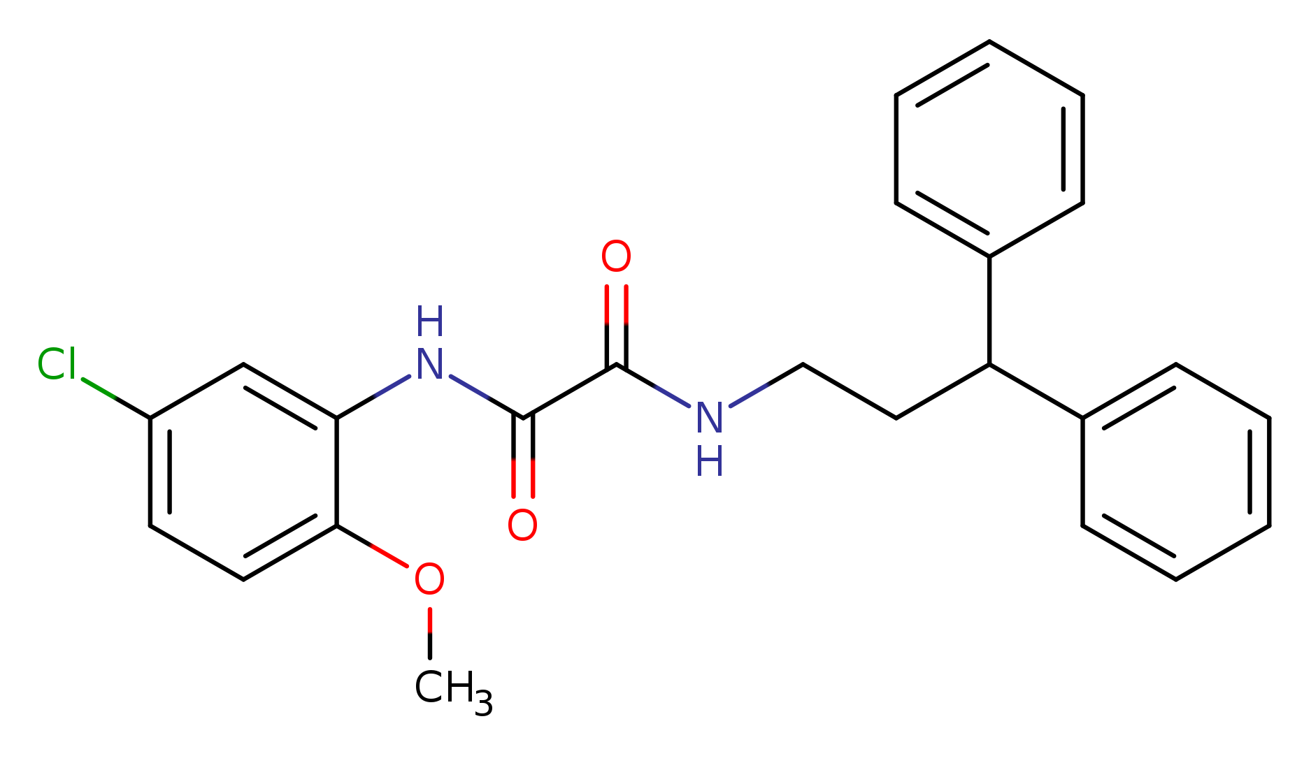 N-(5-chloro-2-methoxyphenyl)-N'-(3,3-diphenylpropyl)ethanediamide