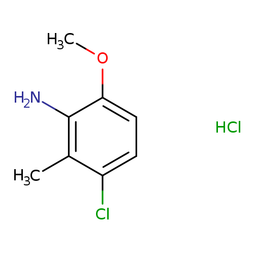 3-chloro-6-methoxy-2-methylanilinehydrochloride