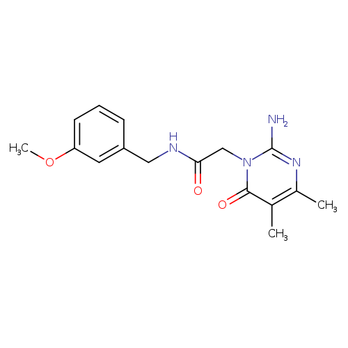 2-(2-amino-4,5-dimethyl-6-oxo-1,6-dihydropyrimidin-1-yl)-N-[(3-methoxyphenyl)methyl]acetamide