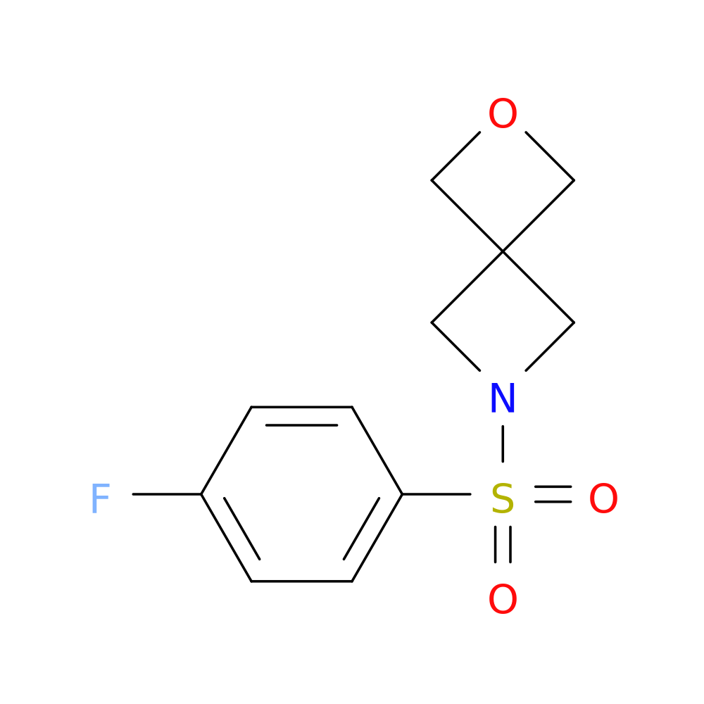 6-((4-Fluorophenyl)sulfonyl)-2-oxa-6-azaspiro[3.3]heptane