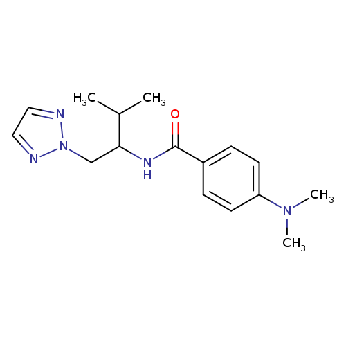 4-(dimethylamino)-N-[3-methyl-1-(2H-1,2,3-triazol-2-yl)butan-2-yl]benzamide