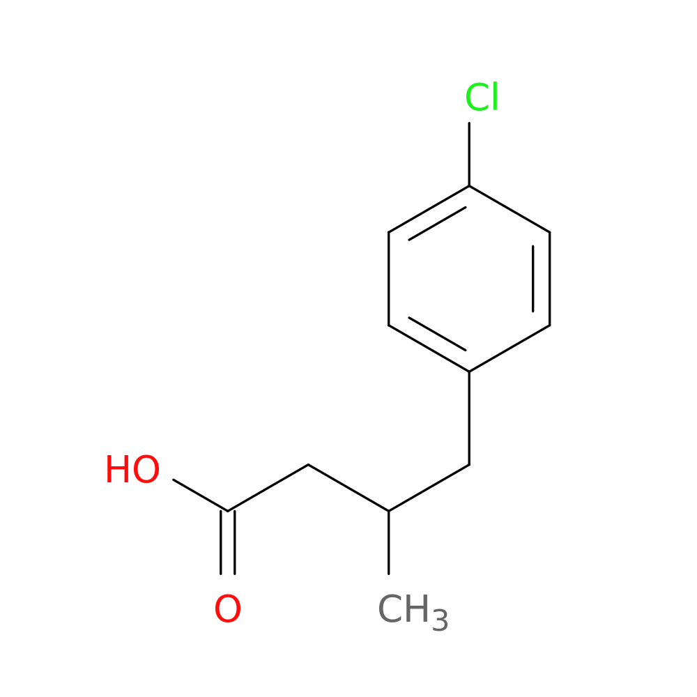 4-(4-chlorophenyl)-3-methylbutanoic acid
