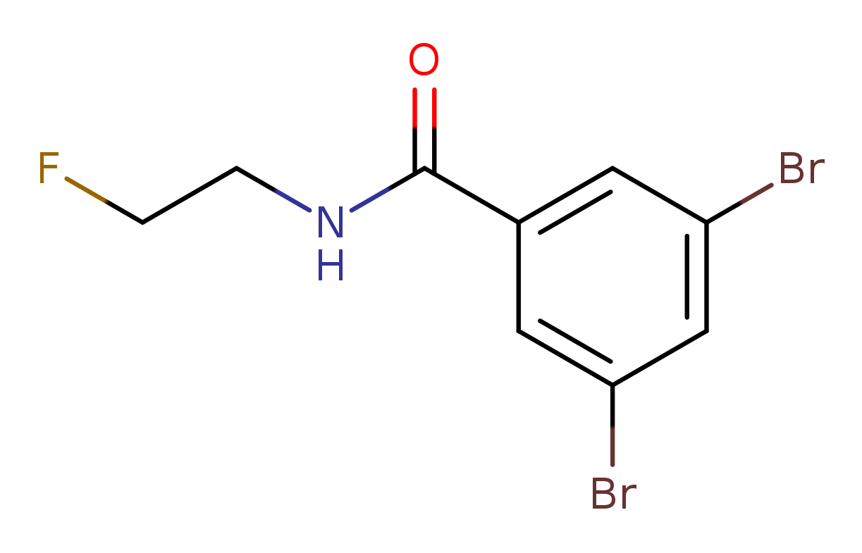 3,5-dibromo-N-(2-fluoroethyl)benzamide