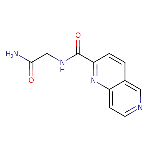 2-(1,6-Naphthyridin-2-ylformamido)acetamide