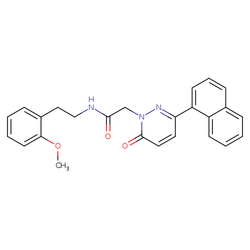 N-[2-(2-methoxyphenyl)ethyl]-2-[3-(naphthalen-1-yl)-6-oxo-1,6-dihydropyridazin-1-yl]acetamide