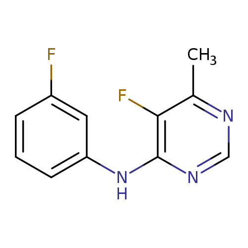 5-fluoro-N-(3-fluorophenyl)-6-methylpyrimidin-4-amine