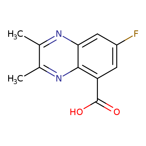 7-fluoro-2,3-dimethylquinoxaline-5-carboxylic acid