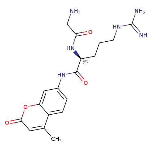 glycyl-N-(4-methyl-2-oxo-2H-1-benzopyran-7-yl)-L-argininamide, hydrochloride