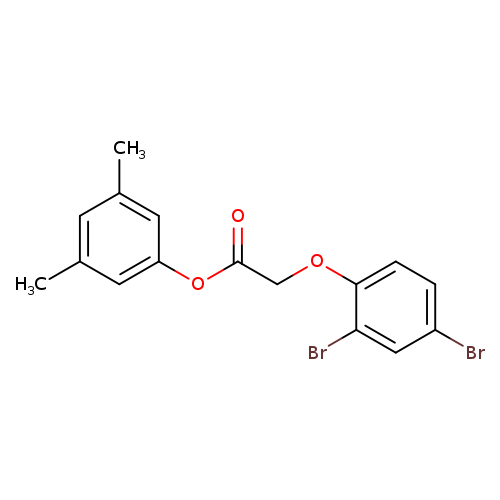3,5-dimethylphenyl (2,4-dibromophenoxy)acetate
