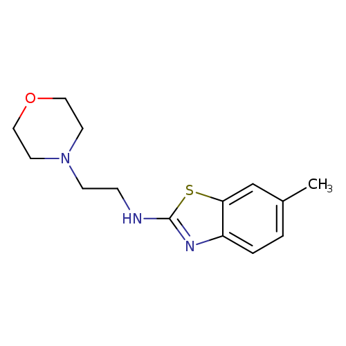 6-METHYL-N-(2-MORPHOLIN-4-YLETHYL)-1,3-BENZOTHIAZOL-2-AMINE