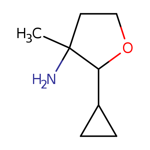 2-cyclopropyl-3-methyloxolan-3-amine
