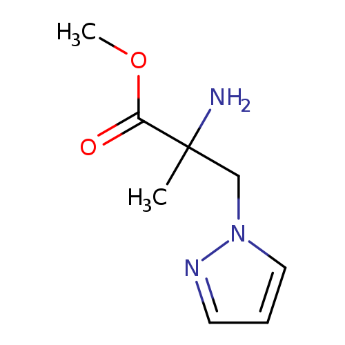 methyl 2-amino-2-methyl-3-(1H-pyrazol-1-yl)propanoate