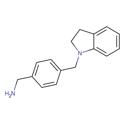 [4-(2,3-dihydro-1H-indol-1-ylmethyl)phenyl]methanamine