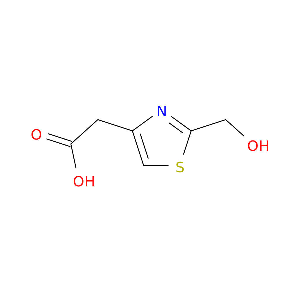 2-[2-(hydroxymethyl)-1,3-thiazol-4-yl]acetic acid