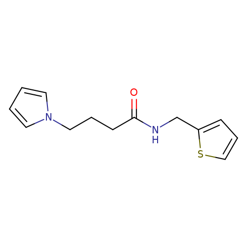 4-(1H-pyrrol-1-yl)-N-[(thiophen-2-yl)methyl]butanamide