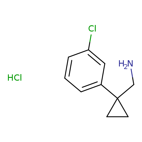 (1-(3-Chlorophenyl)cyclopropyl)methanamine hydrochloride