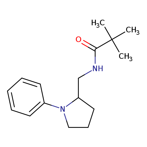 2,2-dimethyl-N-[(1-phenylpyrrolidin-2-yl)methyl]propanamide