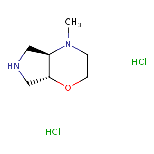 trans-4-methyl-3,4a,5,6,7,7a-hexahydro-2H-pyrrolo[3,4-b][1,4]oxazine;dihydrochloride