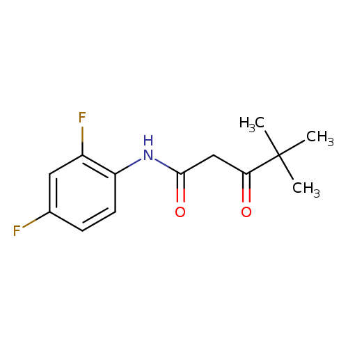 N-(2,4-Difluorophenyl)-4,4-dimethyl-3-oxopentanamide