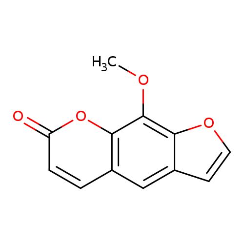 9-methoxy-2H-furo[3,2-g]chromen-2-one