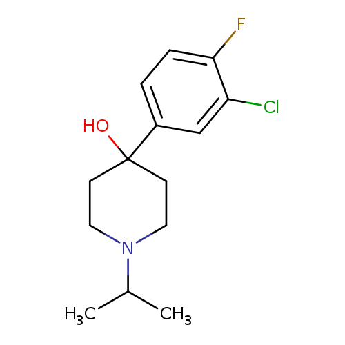 4-(3-Chloro-4-fluorophenyl)-4-hydroxy-1-iso-propylpiperidine
