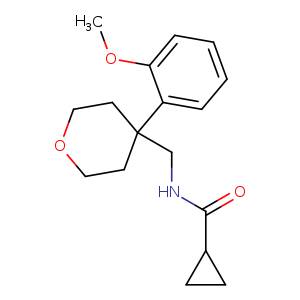 N-{[4-(2-methoxyphenyl)oxan-4-yl]methyl}cyclopropanecarboxamide