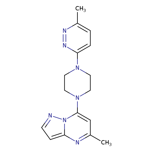 3-methyl-6-(4-{5-methylpyrazolo[1,5-a]pyrimidin-7-yl}piperazin-1-yl)pyridazine