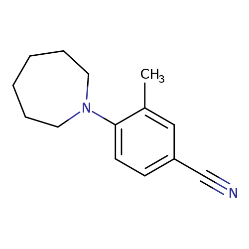 4-(azepan-1-yl)-3-methylbenzonitrile