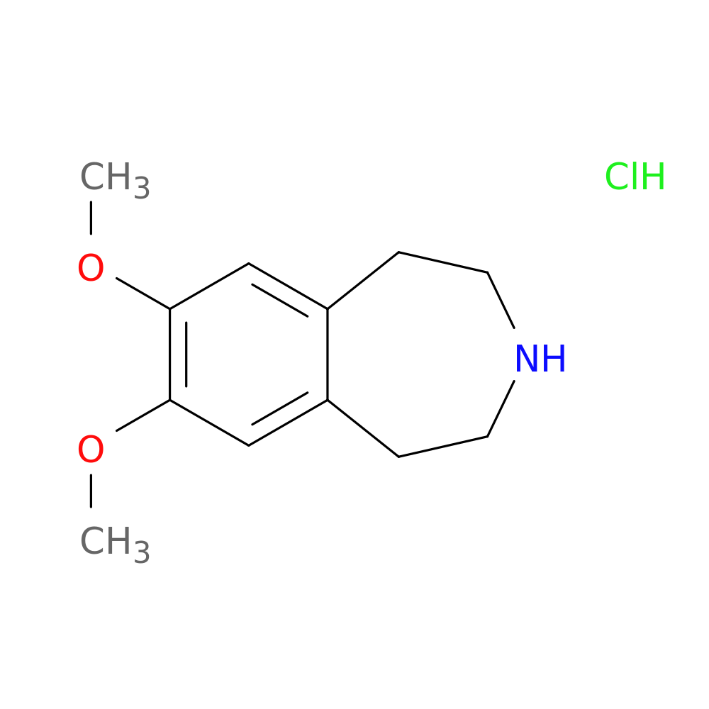 7,8-dimethoxy-2,3,4,5-tetrahydro-1H-3-benzazepine hydrochloride