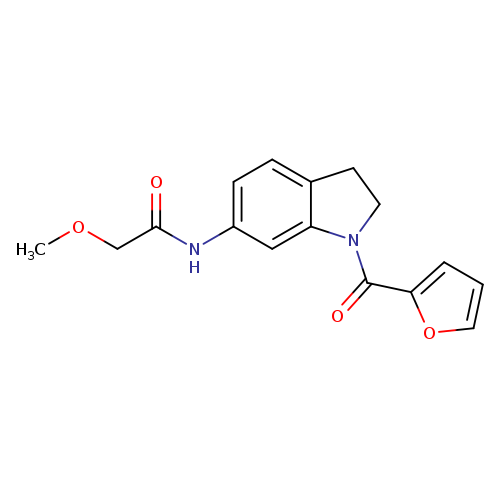 N-[1-(furan-2-carbonyl)-2,3-dihydro-1H-indol-6-yl]-2-methoxyacetamide