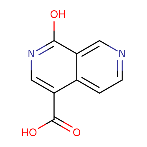 1-hydroxy-2,7-naphthyridine-4-carboxylic acid