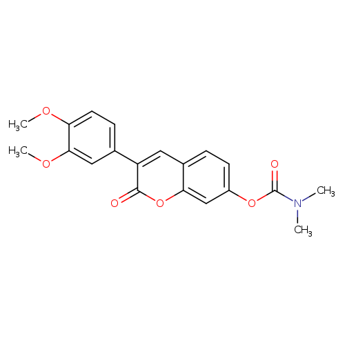 3-(3,4-dimethoxyphenyl)-2-oxo-2H-chromen-7-yl N,N-dimethylcarbamate