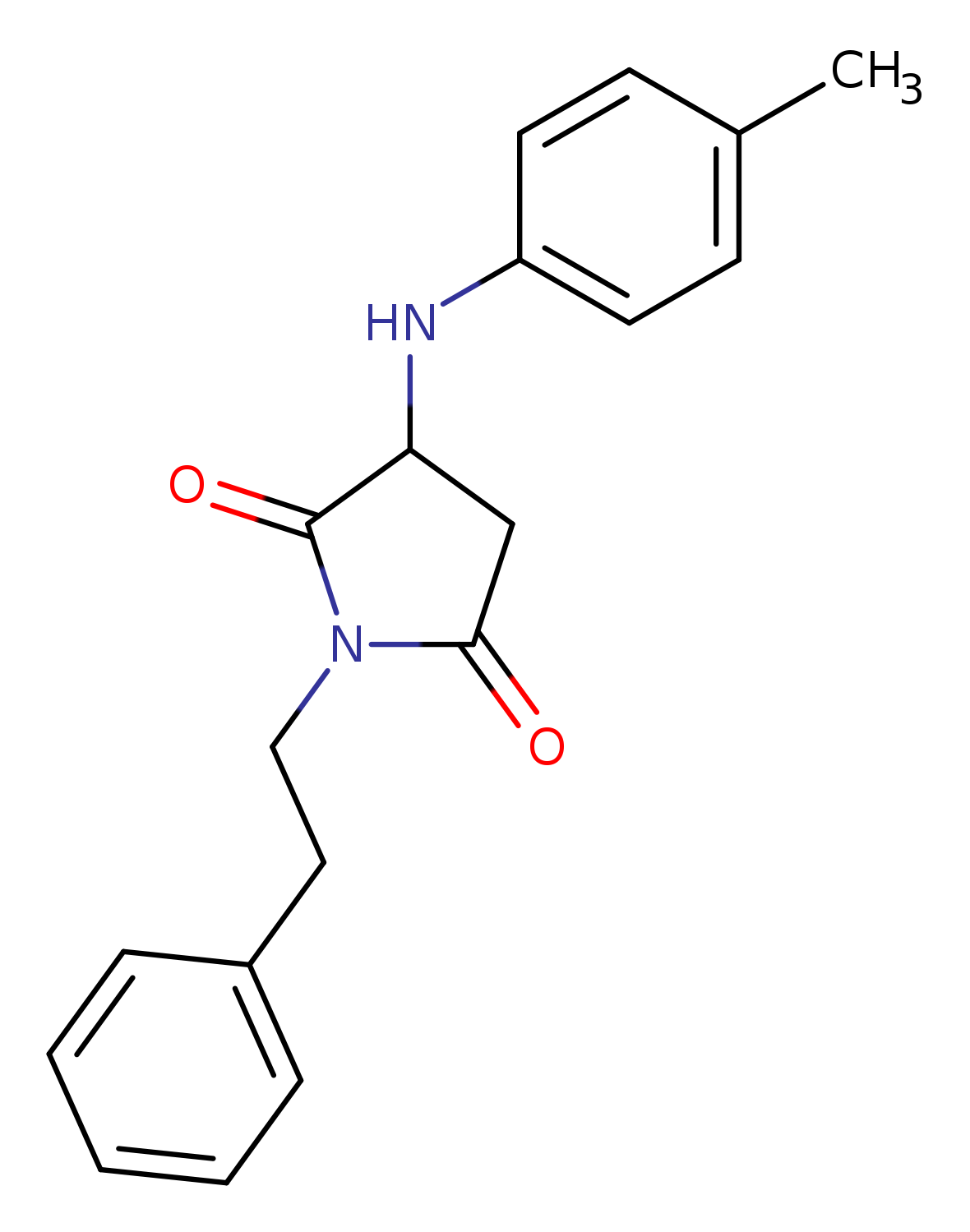 3-[(4-methylphenyl)amino]-1-(2-phenylethyl)pyrrolidine-2,5-dione