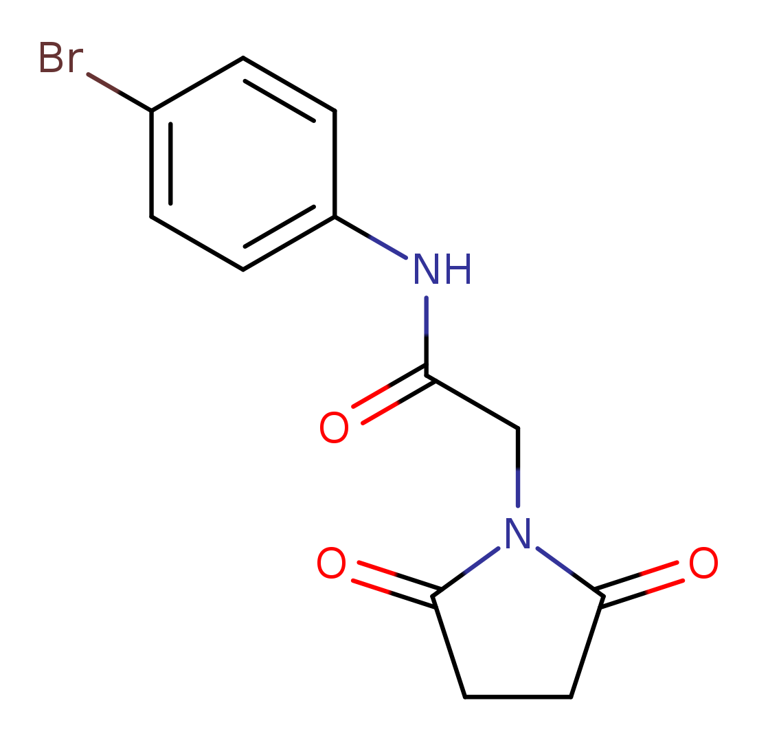 N-(4-bromophenyl)-2-(2,5-dioxopyrrolidin-1-yl)acetamide
