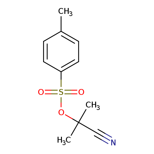 2-methyl-2-[(4-methylbenzenesulfonyl)oxy]propanenitrile