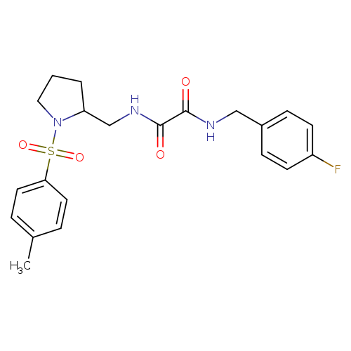 N'-[(4-fluorophenyl)methyl]-N-{[1-(4-methylbenzenesulfonyl)pyrrolidin-2-yl]methyl}ethanediamide
