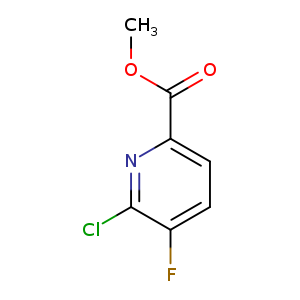 2-Pyridinecarboxylic acid, 6-chloro-5-fluoro-, methyl ester