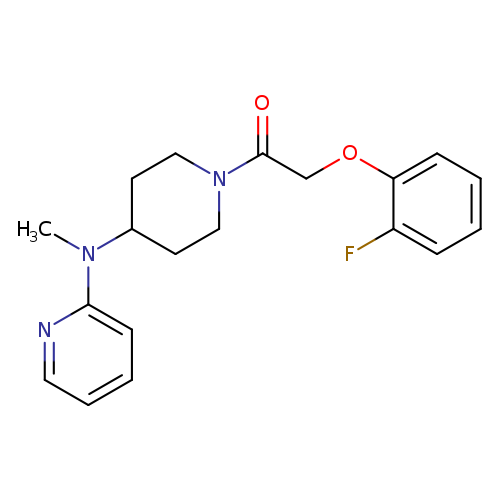 2-(2-fluorophenoxy)-1-{4-[methyl(pyridin-2-yl)amino]piperidin-1-yl}ethan-1-one