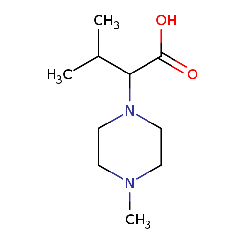 3-methyl-2-(4-methylpiperazin-1-yl)butanoic acid
